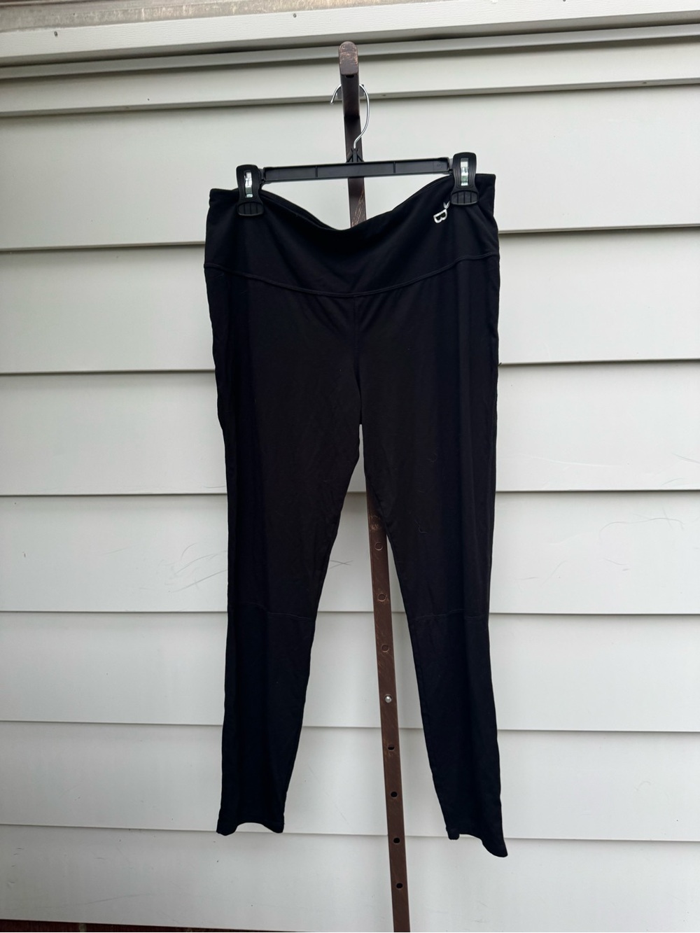 BOODY black high-waist leggings size XL soft bamboo activewear pants